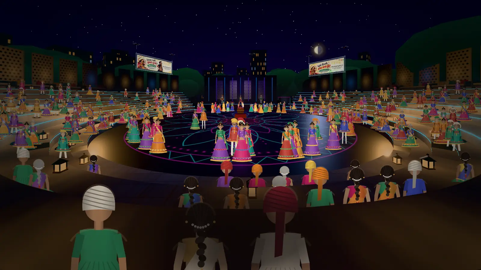 Lotus Amphitheatre, far away